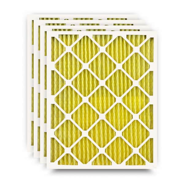 FILTER-MONSTER 20 in. x 25 in. x 1 in. MERV 11 Pleated HVAC Furnace Air Filter (4-Pack)