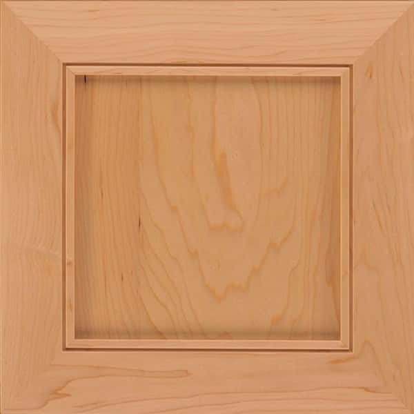 KraftMaid Carter 14 5/8 x 14 5/8 in. Cabinet Door Sample in Honey Spice