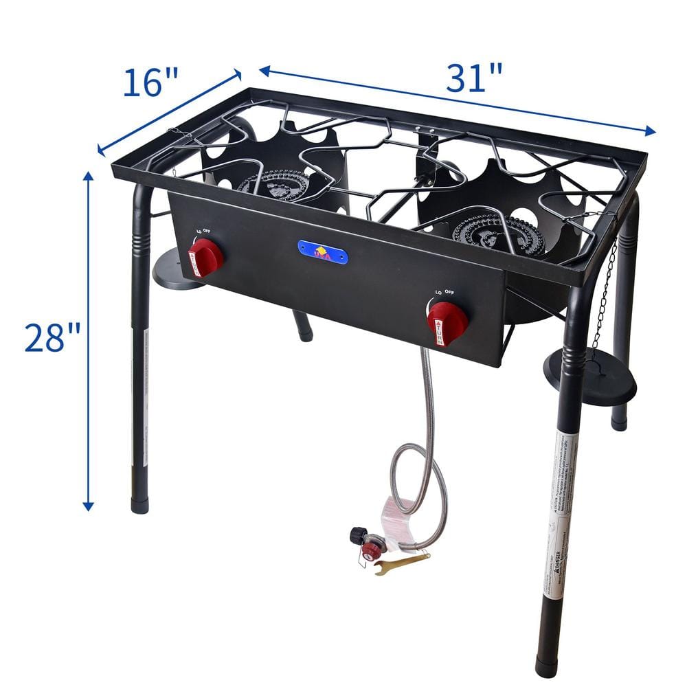 Arc Double Burner Propane Gas Outdoor Cooking Station