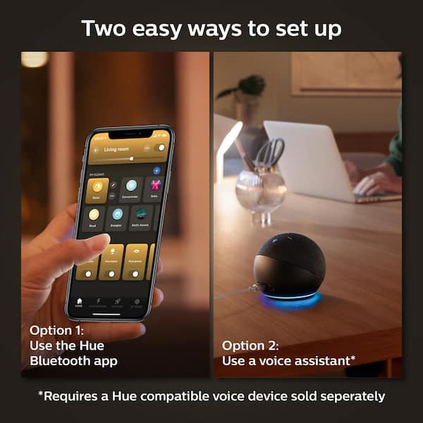 Philips Hue 60-Watt Equivalent A19 LED Smart Soft White