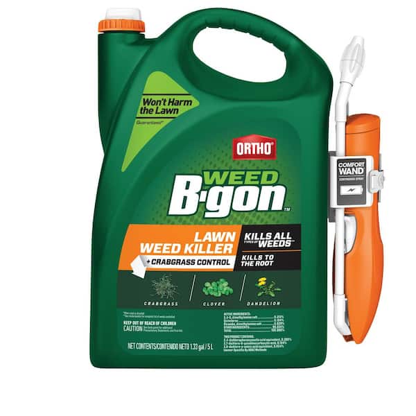 Ortho Weed B-gon 1.33 gal. Lawn Weed Killer Ready-To-Use plus Crabgrass Control with Comfort Wand