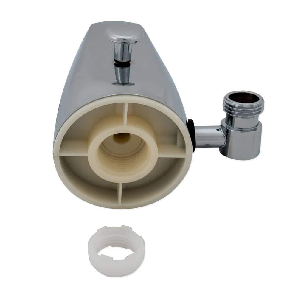 Chrome Wall Mounted Diverter Spout with Side Outlet