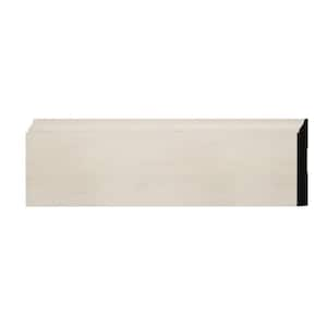 WM620 0.5625 in. D x 4.25 in. W x 6 in. L Wood (Maple) Baseboard Moulding Sample