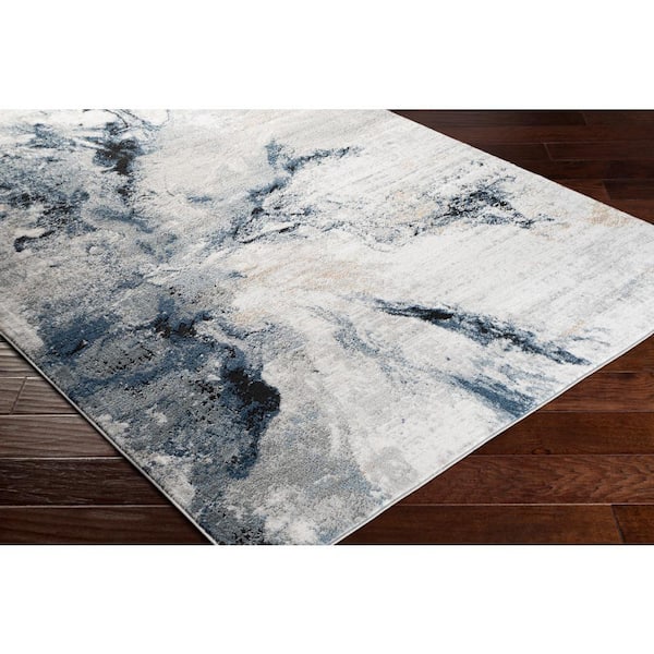 Hopewell Blue 8 ft. x 10 ft. Indoor Area Rug