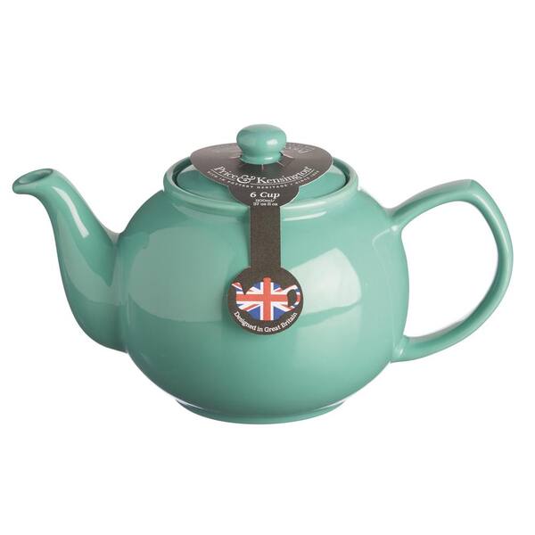 PRICE & KENSINGTON 6-cup Jade Green Stoneware Teapot