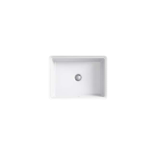 KOHLER Verticyl 17 in. Rectangle Undermount Bathroom Sink in White