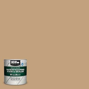 8 oz. #SC-145 Desert Sand Solid Color Waterproofing Exterior Wood Stain and Sealer Sample