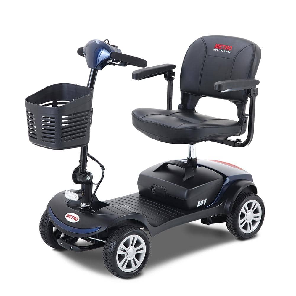 Outdoor 4-wheel Compact Electric Scooter with 300 W Motor, Smart Electromag