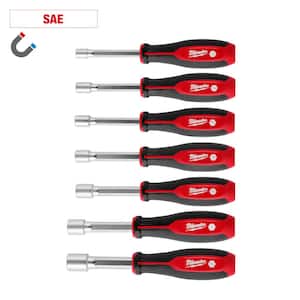 SAE HollowCore Magnetic Nut Driver Set (7-Piece)