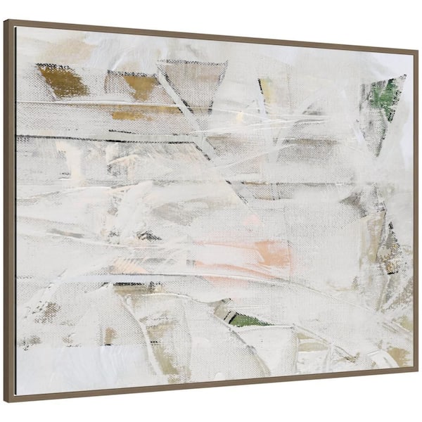Sylvie NC ZG Builder by Nikki Chu Abstract Framed Art Print 32 in. x 42 in.