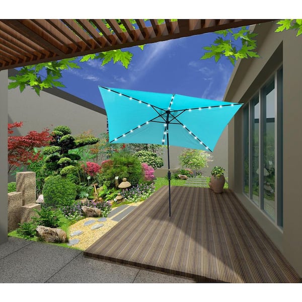 6ft teal patio umbrella Cantilever Common applications include 6 ft. Aluminium Market Square