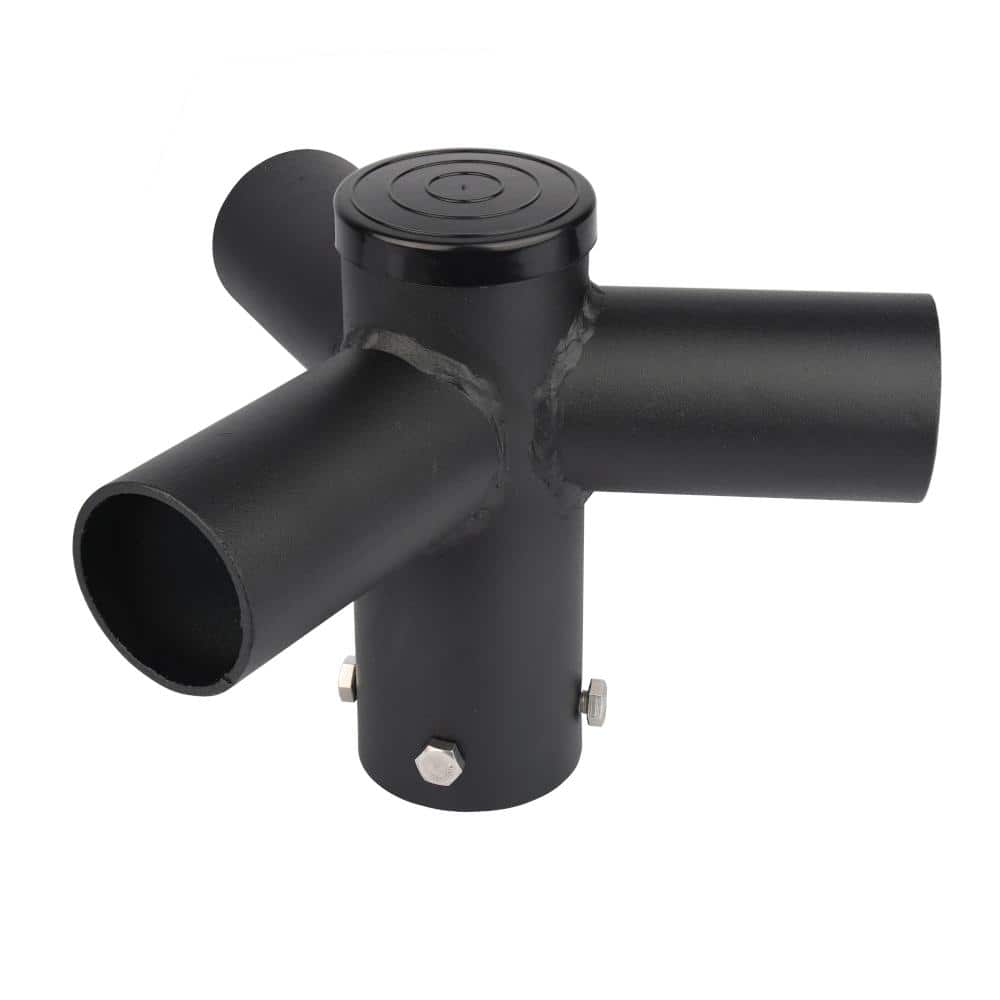 11 in. 120-Degree Triple Spoke Mounting Bracket Tenon Adapter for LED Outdoor Pole Lights price history on PriceWatchPro