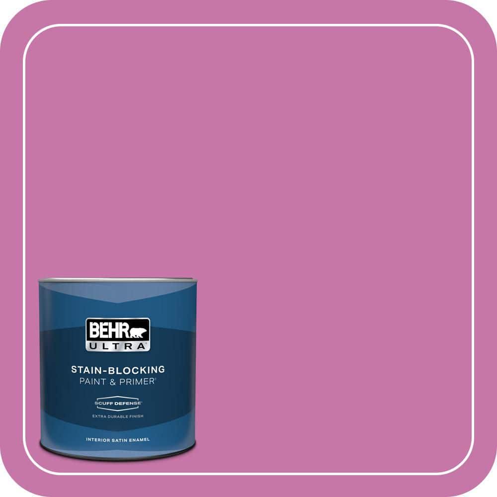 1 qt. #680B-5 Strawberry Freeze Extra Durable Satin Enamel Interior Paint & Primer price history on PriceWatchPro