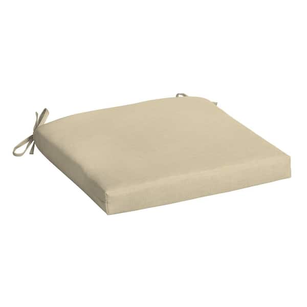 ARDEN 19 in x 18 in Tan Leala Rectangle Outdoor Seat Pad
