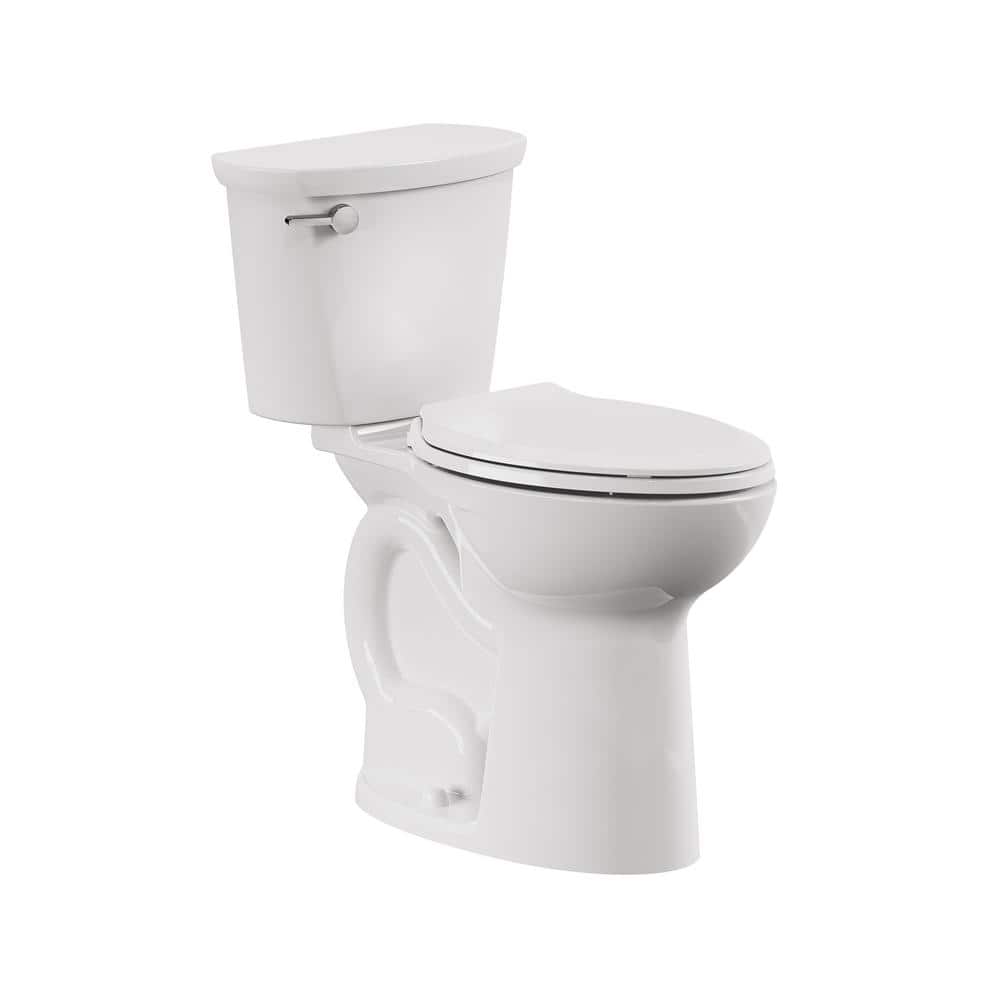 Extra Tall White Ceramic Two-Piece Elongated Toilet