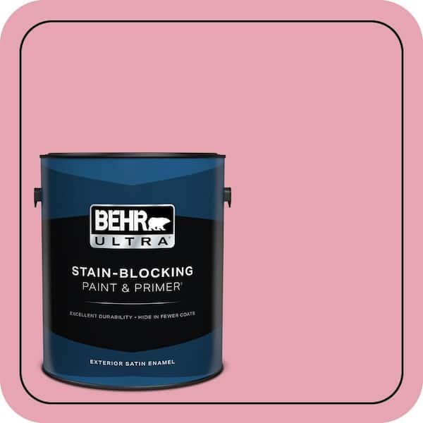 BEHR ULTRA 1 gal. #P140-3 Love at First Sight Satin Enamel Exterior Paint & Primer