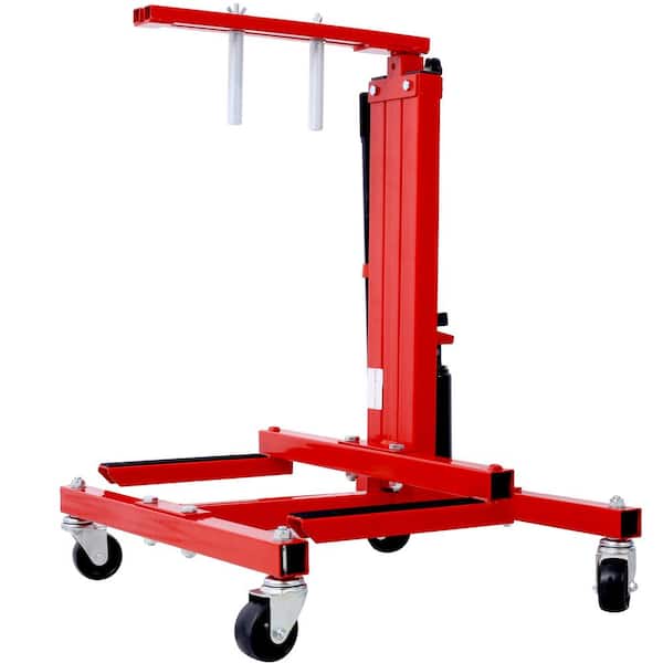 Hydraulic Door Remover and Installer Jack Hoist Lift Jack Stand Dolly Drywall Panel Hoist, Red