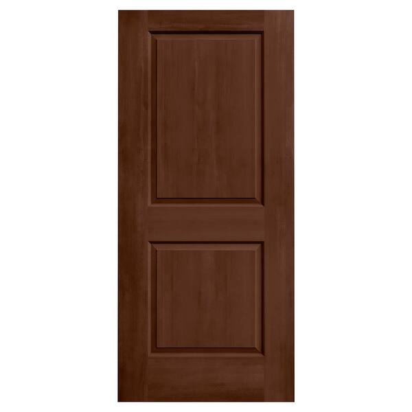 JELD-WEN 36 in. x 80 in. Cambridge Milk Chocolate Stain Solid Core Molded Composite MDF Interior Door Slab