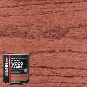 1 qt. TIS-089 Barn Red Transparent Oil-Based Advanced Formula Interior Wood Stain