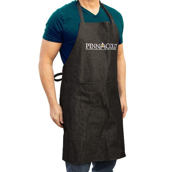 Denim Apron for Outdoor Pizza Oven and Outdoor Kitchen Utensils