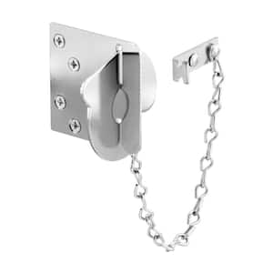 Texas Security Bolt, Stamped Steel Construction, Chrome Plated Finish