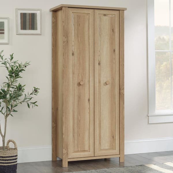 2 Door Storage Cabinet Chalk Oak - Sauder