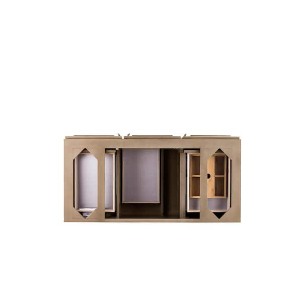 James Martin Vanities Portland 47.8 in. W x 23.5 in.D x 33 in. H Single Bath Vanity Without Top in Whitewashed Walnut