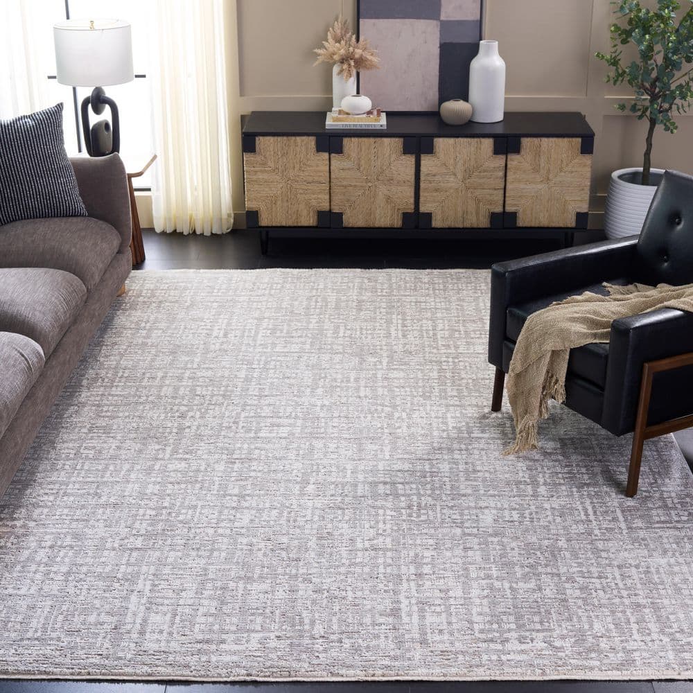 Garnet 8 ft. x 10 ft. Gray/Ivory Abstract Area Rug price history on PriceWatchPro
