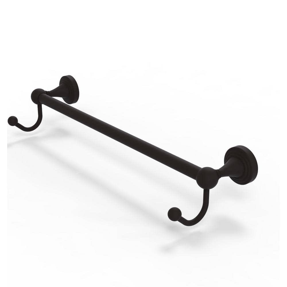 Allied Brass Sag Harbor Collection 36 in. Wall Mounted Single Towel Bar in Oil Rubbed Bronze