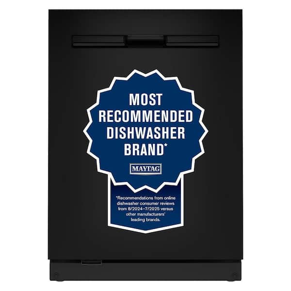 24 in. Top Control Built-In Tall Tub Dishwasher in Black with PowerBlast Cycle and PowerDry