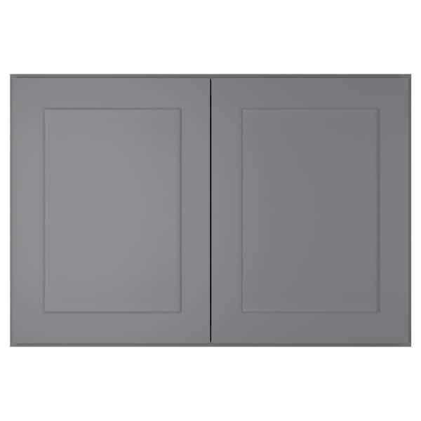 HOMEIBRO 36-in. W x 24-in. D x 24-in. H in Shaker Grey Plywood Ready to ...