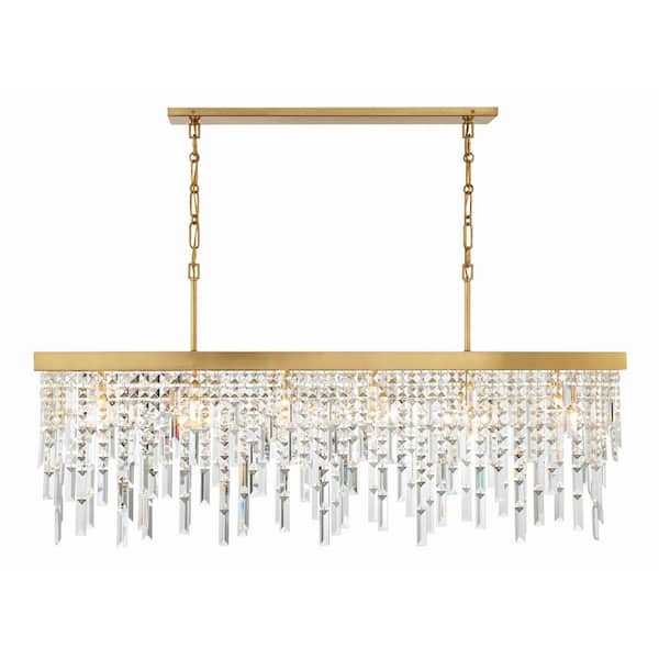 Crystorama Winfield 6-Light Antique Gold Chandelier