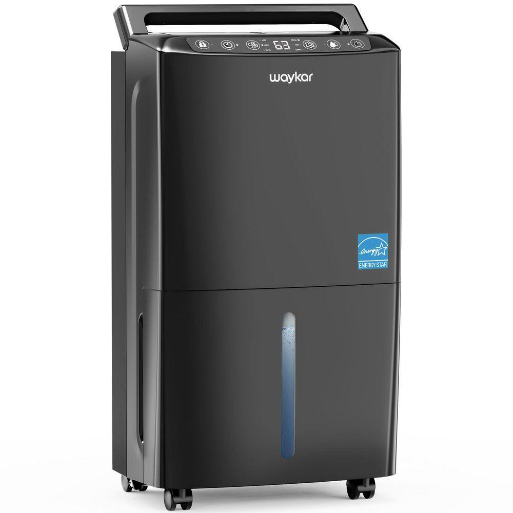 34 pt. 2,500 sq. ft. 2025 Energy Star Dehumidifier in. Black with Bucket, Drain Hose, and Timer for Home, Bathroom price history on PriceWatchPro