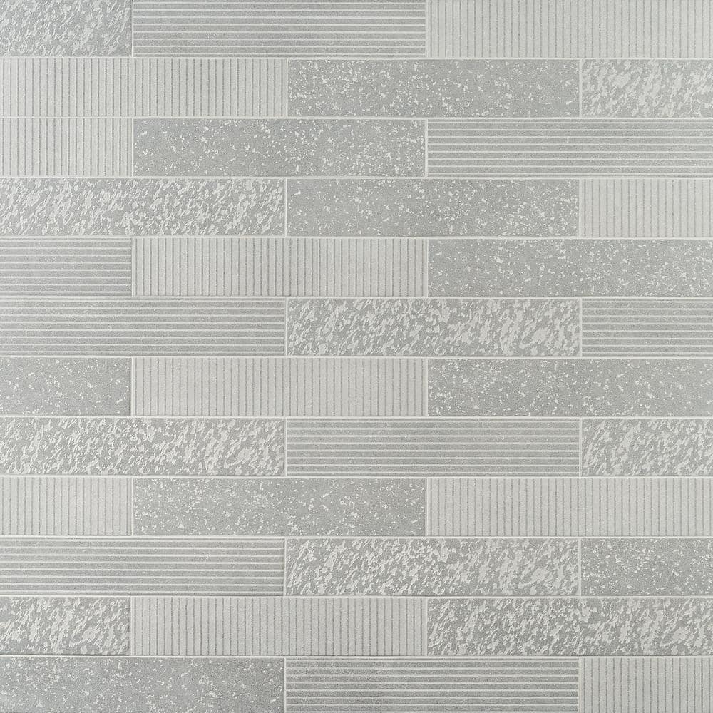 Lannister Matte Gray Porcelain Rectangular Subway Tile