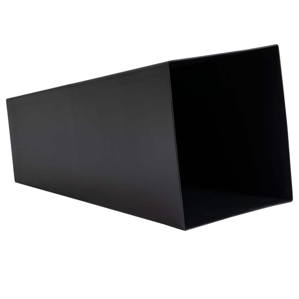 Black Tall Plastic Indoor/Outdoor Planters Set of 3