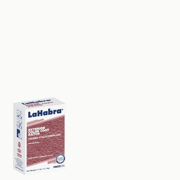 LaHabra 9 lb. Exterior Stucco Color Patch #40 Dove Grey