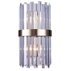 Frankie 2-Light Gold Wall Sconce