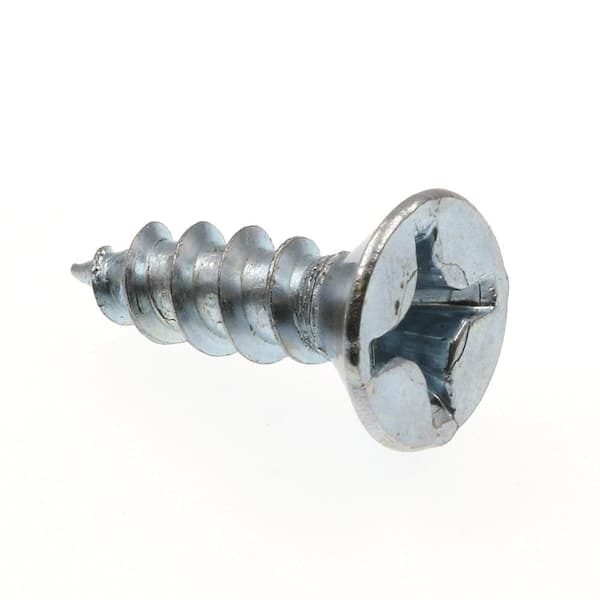 Reliable | Fasteners Flat Head Wood Screws - #6 X 1 3/4-In - Zinc-Plated - 100 Per Pack - Square Drive | Rona