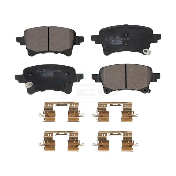 TEC Rear Ceramic Disc Brake Pads For Jeep Wrangler Gladiator
