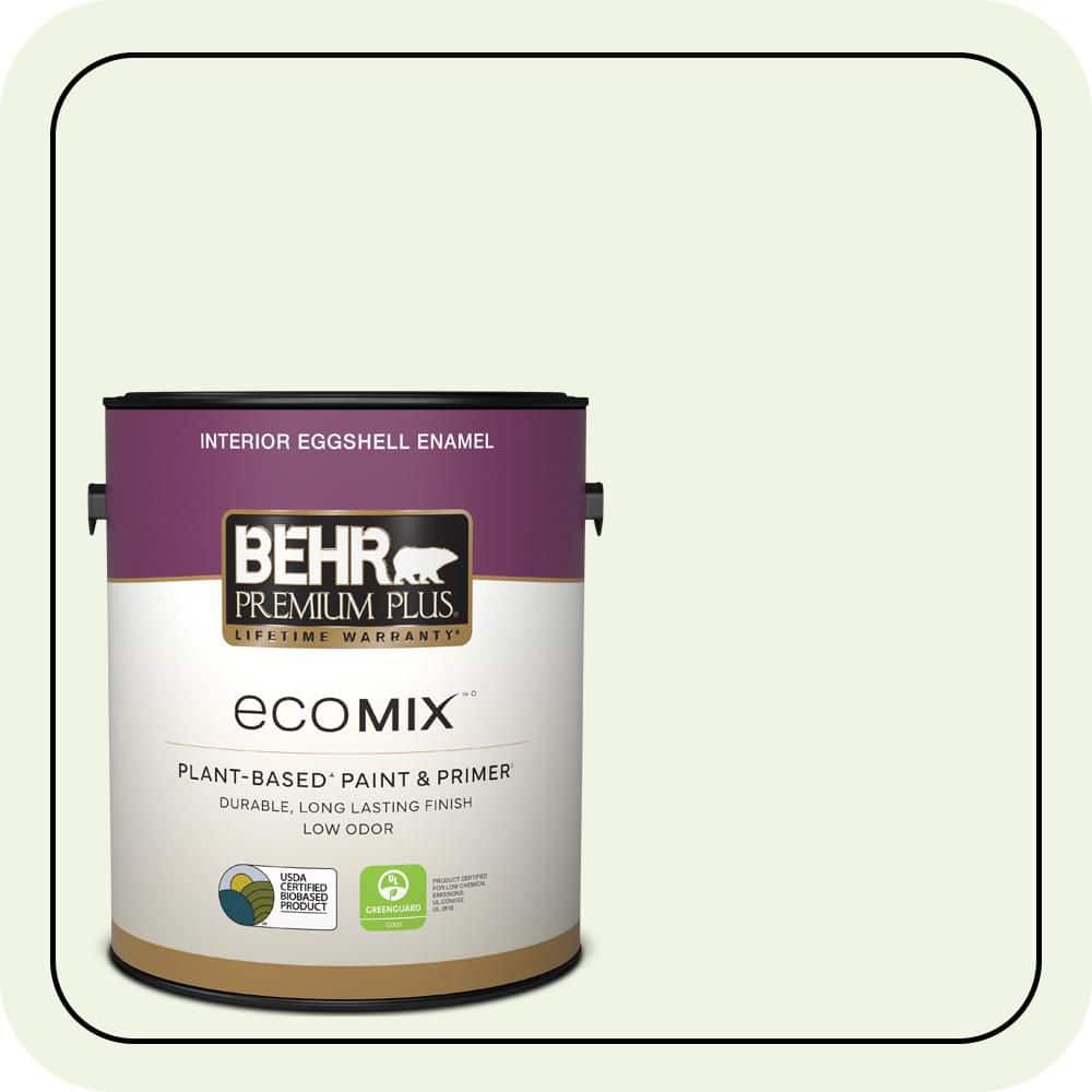 1 gal. #M370-1 Fresh Dew Eggshell Enamel EcoMix Plant-Based Interior Paint & Primer price history on PriceWatchPro