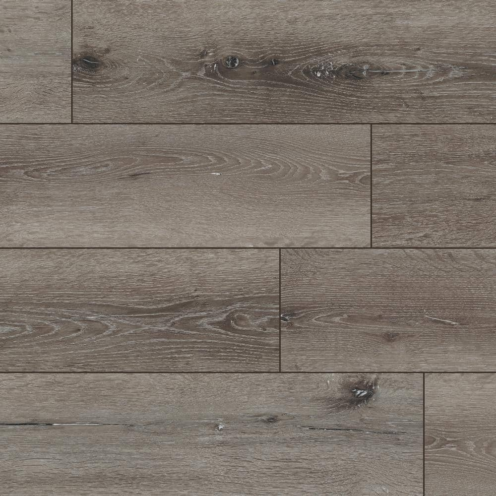 A&A Surfaces Centennial Ash 12 MIL x 9 in. W x 60 in. L Waterproof Click Lock Luxury Vinyl Plank Flooring (1166.88 sq. ft./Pallet)