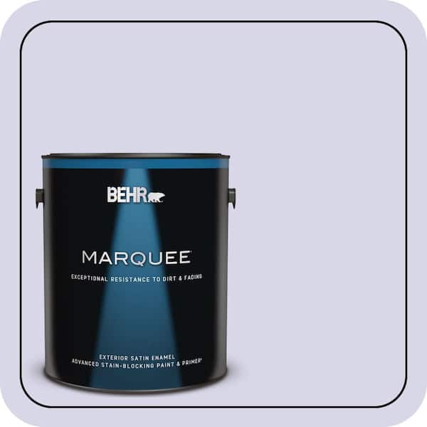 BEHR MARQUEE 1 gal. #630A-2 February Frost Satin Enamel Exterior Paint & Primer