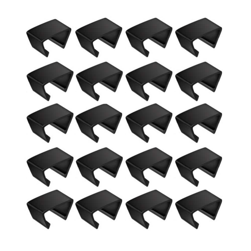 20-Piece 2.4 in. D x 1.4 in. W x 1.22 in. H Black Plastic Patio Furniture Sofa Clips price history on PriceWatchPro