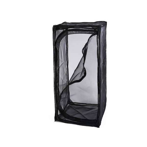 30in. Heavy Duty Monarch Butterfly Habitat, Outdoor Collapsible Insect Mesh Cage Terrarium Pop-up with Zipper Protection