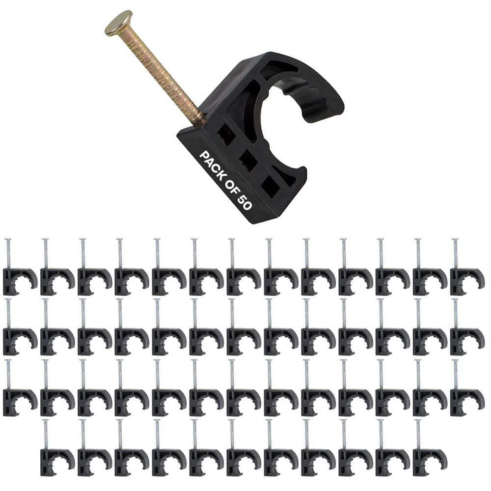 3/4 in. Half Clamp J-Hook with Nail for PEX Tubing Pipe Support (50-Pack) price history on PriceWatchPro
