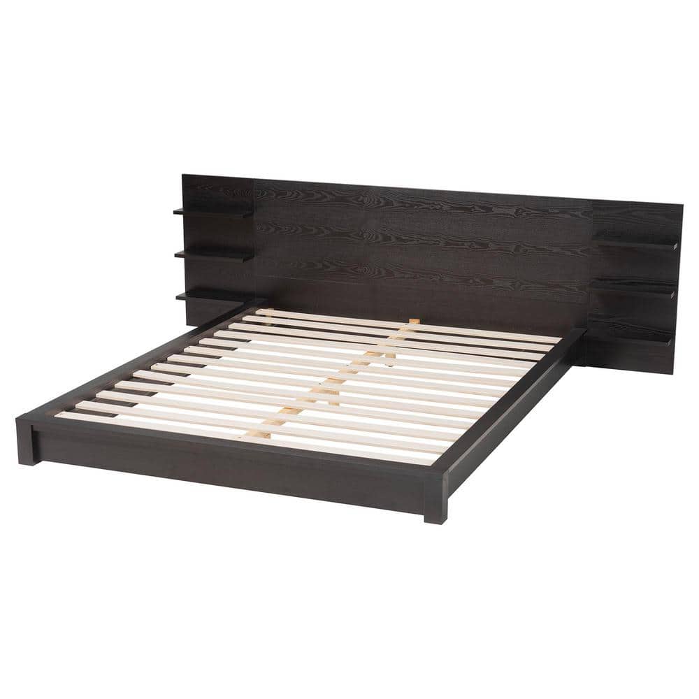 Elina Brown King Storage Bed - thumbnail 10