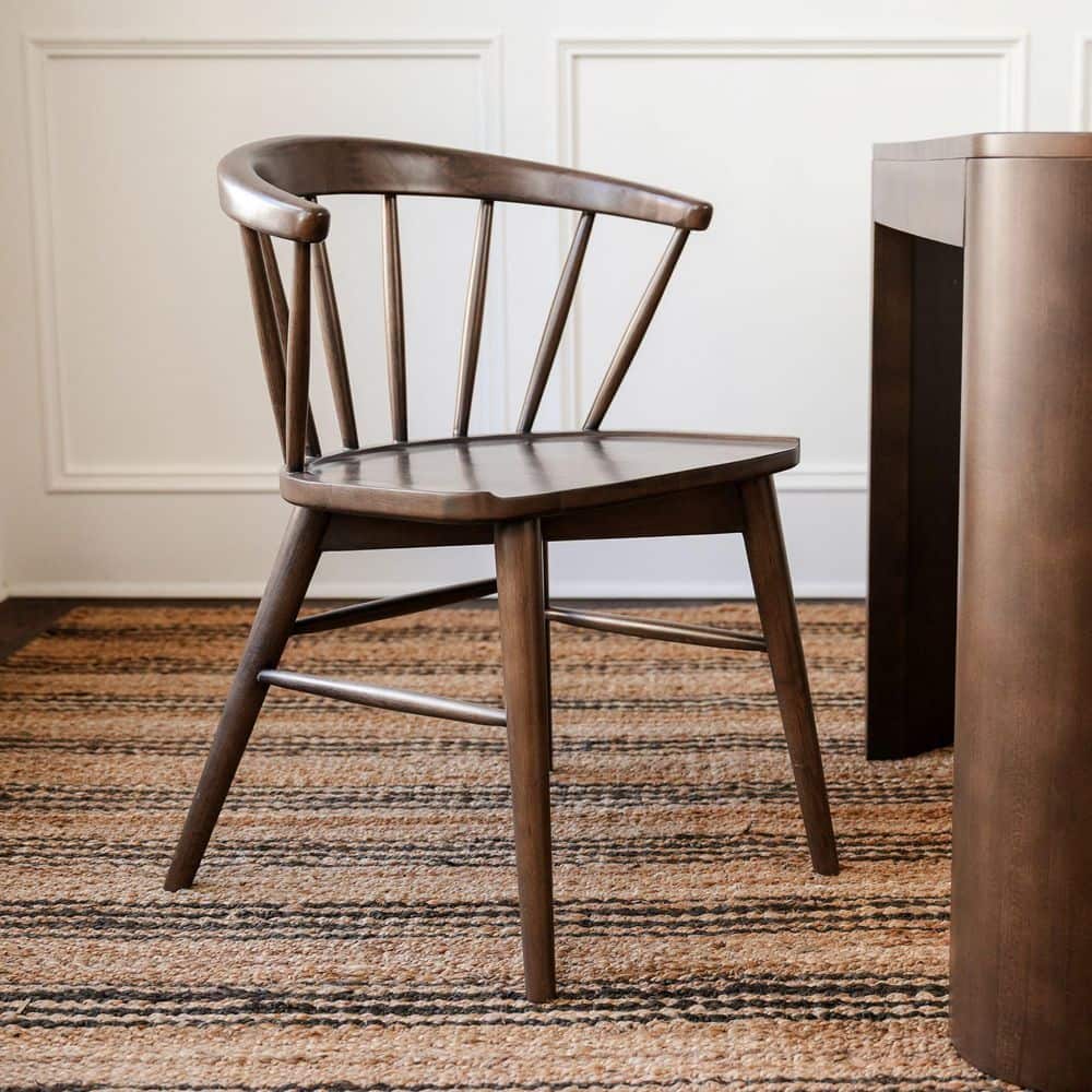 Lido Modern Walnut Wood Windsor Dining Chair price history on PriceWatchPro