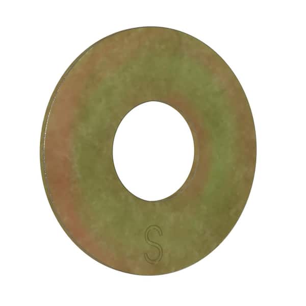 2/" Square Flat Washer Yellow Zinc Plated Steel 0.7/" ID 1//4/" Thick 5//8/" Bolt