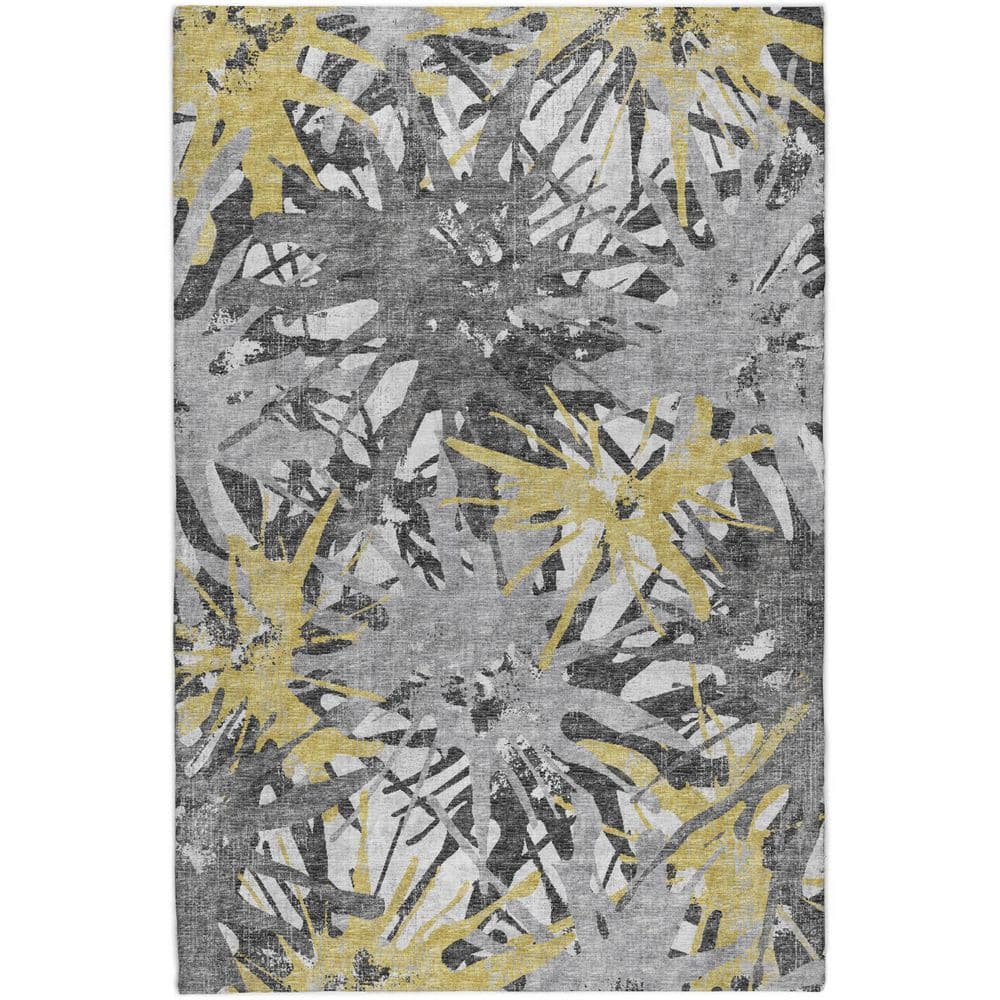 Dream Shag Premium Machine Washable Abstract ADS77 Gilded 8 ft. x 10 ft. Area Rug price history on PriceWatchPro