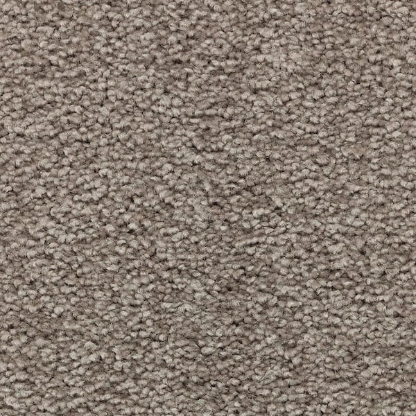 Lifeproof Unblemished I  - Shiny Lustre - Gray 45 oz. Triexta Texture Installed Carpet